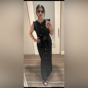 J crew linen black dress in size small worn once